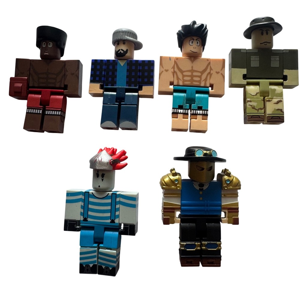 Roblox Action Figure Lot of 6 Mix and Match Mystery Box Series Characters Toy